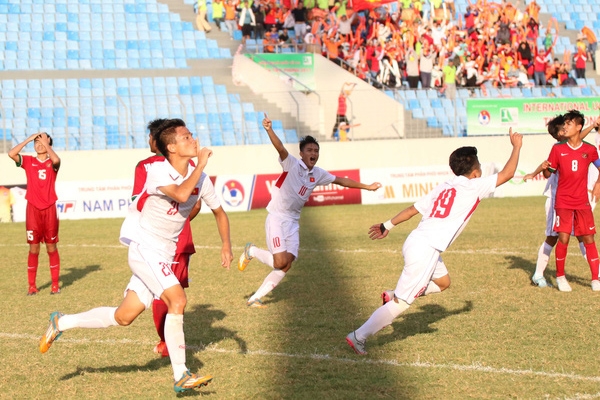 Kết quả U15 Việt Nam vs U15 Myanmar, 18h30 ngày 18/6