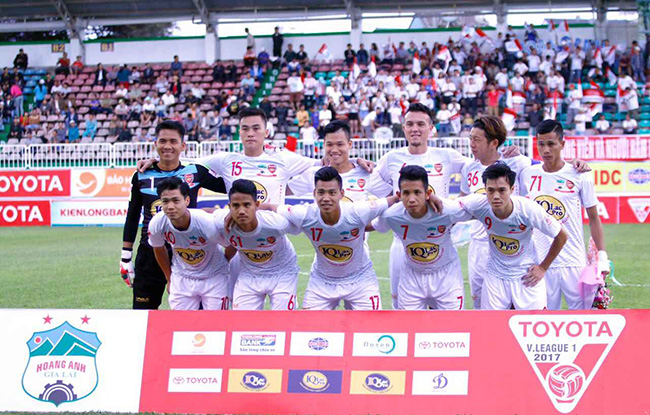 Lịch thi đấu CLB HAGL mùa giải V-League 2018