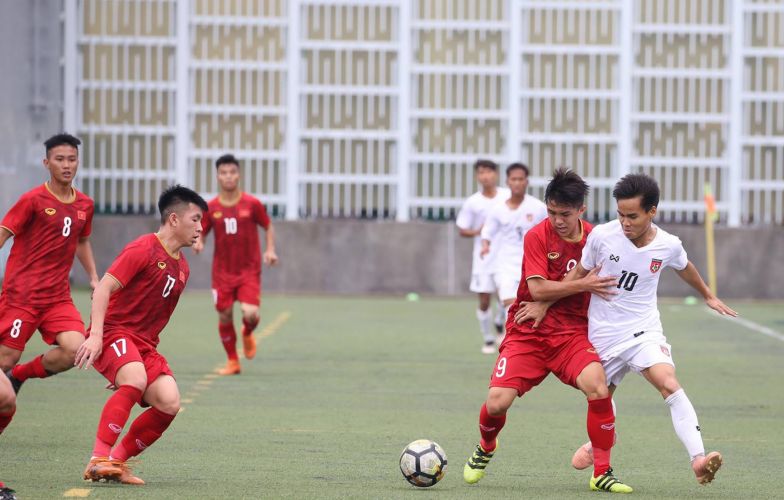 U18 Việt Nam không thể thắng Myanmar ở giải Quốc tế Hong Kong