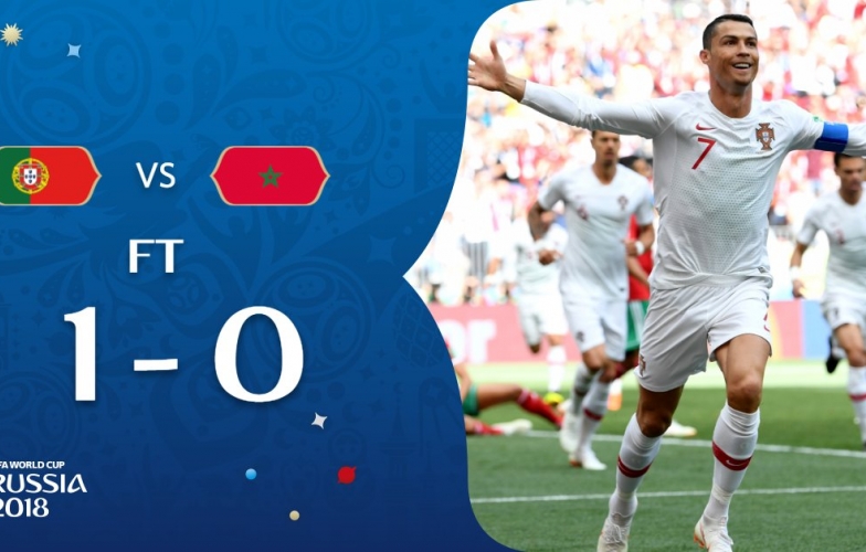 Highlights: Bồ Đào Nha 1-0 Ma Roc (Bảng B World Cup 2018)