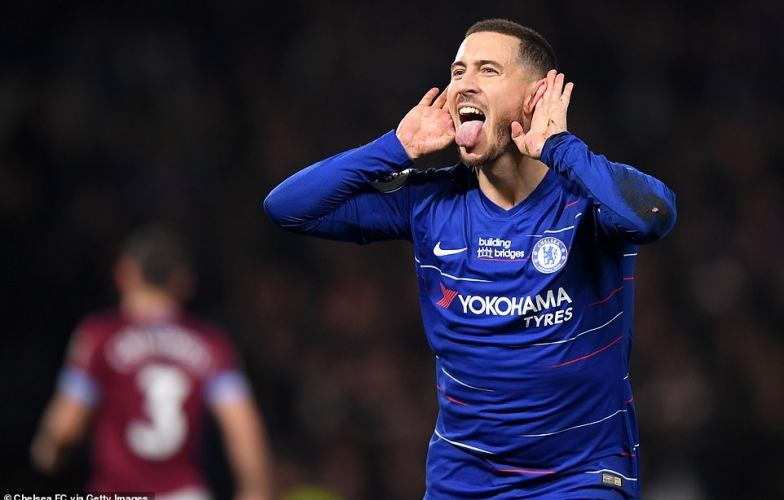 Hazard tiết lộ ý nghĩa pha ăn mừng mới lạ sau khi ghi siêu phẩm