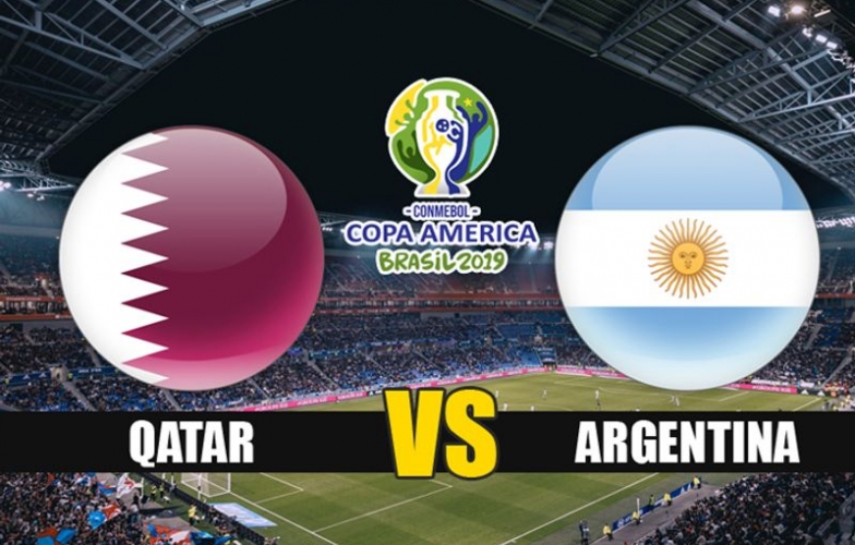 Xem trực tiếp Copa America - Argentina vs Qatar ở đâu, kênh nào?