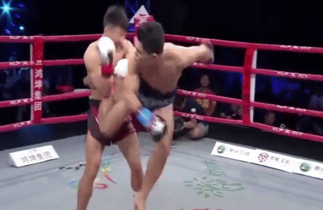 Tung đòn đẹp, võ sĩ Trung Quốc vẫn bị chỉ trích vì 'thắng trộm' 