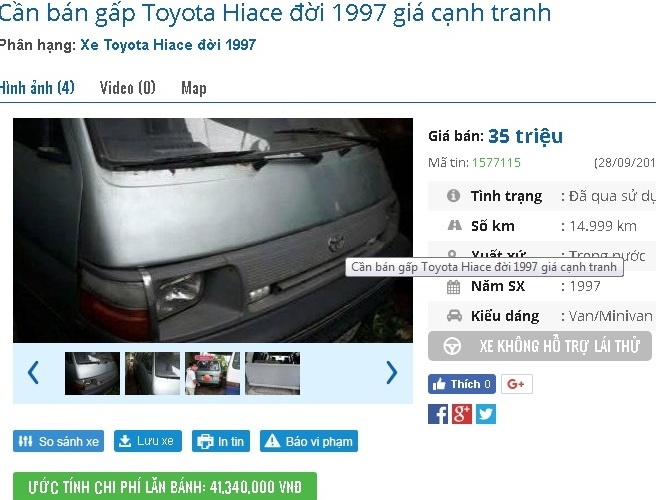 Nhan nhản xe ô tô cũ giá 50 triệu đồng: Nên mua hay không?