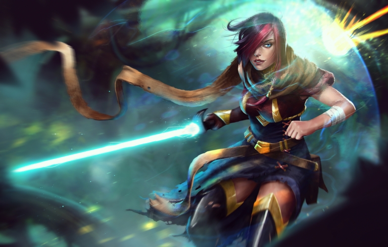 Sử dụng Nữ Kiếm Sư Fiora thống trị đường giữa một cách dễ dàng