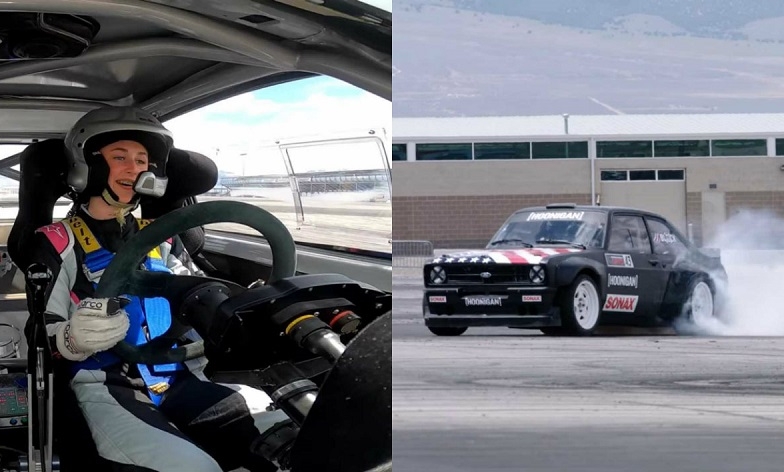 VIDEO: Bé gái 13 tuổi xinh đẹp trổ tài drift vô cùng điêu luyện
