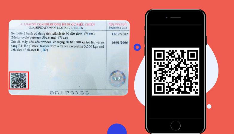 Bằng lái xe cũ có phải đổi sang loại mã QR?