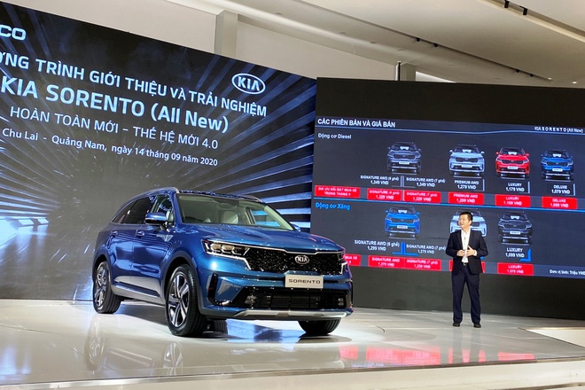 Kia Sorento 2021 chính thức ra mắt tại VN, giá từ 1,079 tỷ VNĐ