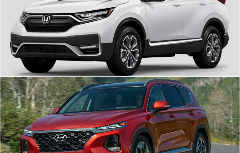 So sánh Honda CR-V và Hyundai SantaFe: Gần 1 tỷ mua xe nào?