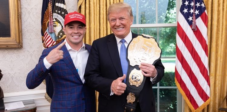 Tổng thống Mỹ chúc mừng chiến thắng của Colby Covington