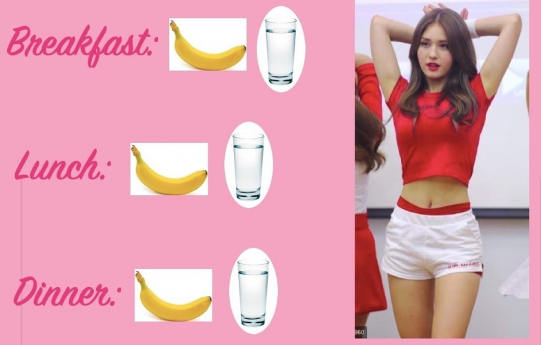 Idol Hàn Quốc giảm 4 kg một tuần nhờ ăn chuối