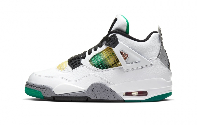 Hình ảnh chính thức của Air Jordan 4 'Lucid Green'