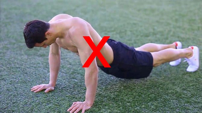 5 lỗi sai ai cũng có thể mắc phải khi tập hít đất
