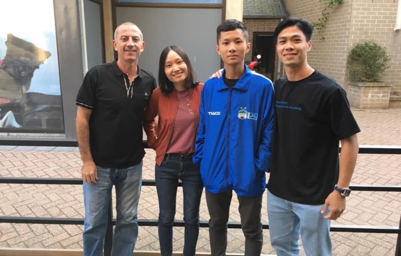 Cuộc hội ngộ đặc biệt của Công Phượng và U18 HAGL trên đất Bỉ