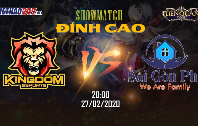 Sài Gòn Phố vs KingDom Esports: Đại chiến Liên Quân Mobile