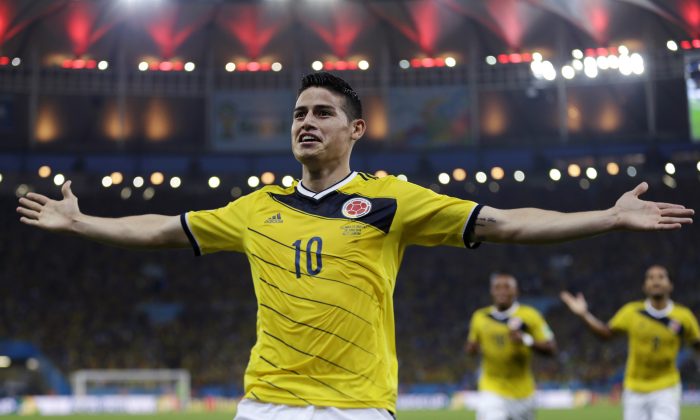 James Rodriguez dẫn đầu tuyển Colombia tham dự World Cup