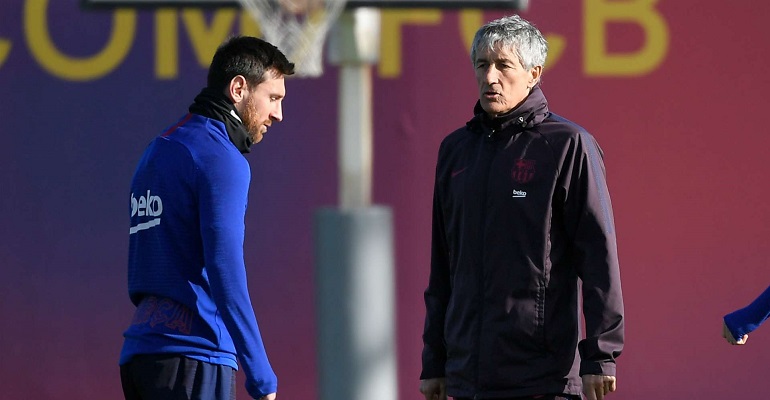 HLV Barca lên tiếng sau khi bị Messi chê bai