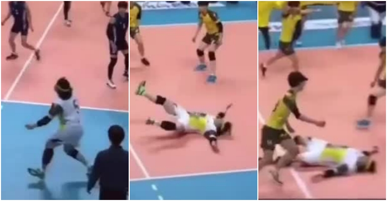 VIDEO: VĐV khốn khổ nhất thế giới, bị đối thủ và đồng đội 'hành tới bến'
