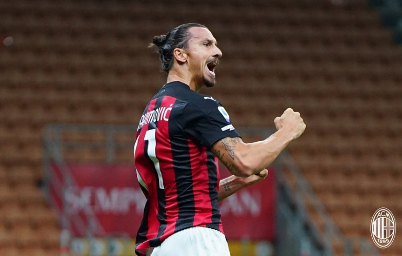 Ibrahimovic lập cú đúp giúp Milan chiến thắng nhẹ nhàng