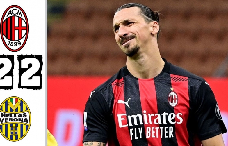 Video bàn thắng AC Milan 2-2 Verona: Người hùng và tội đồ