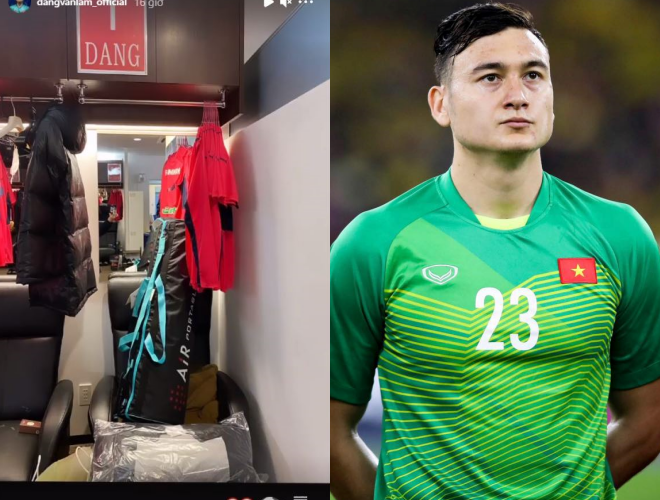 Tên Đặng Văn Lâm đã xuất hiện ở phòng thay đồ Cerezo Osaka