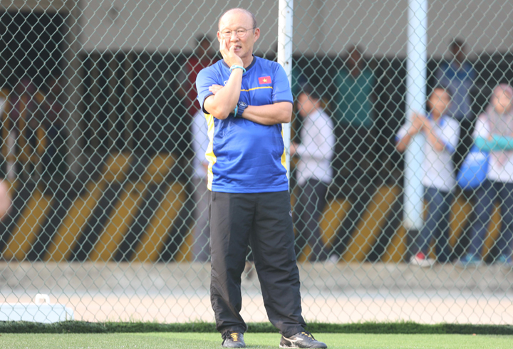 Họp sớm, HLV Park Hang Seo đổi lịch tập của Olympic Việt Nam