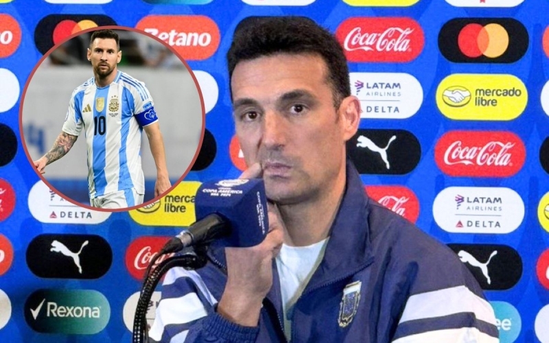 Scaloni nói việc Messi ra sân trận bán kết gặp Canada tại Copa America