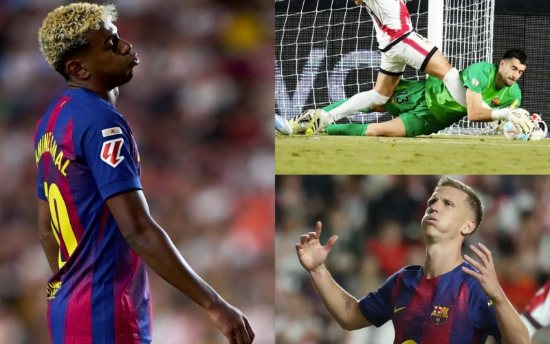 Yamal tỏa sáng, Barca vẫn mất điểm trước Rayo Vallecano