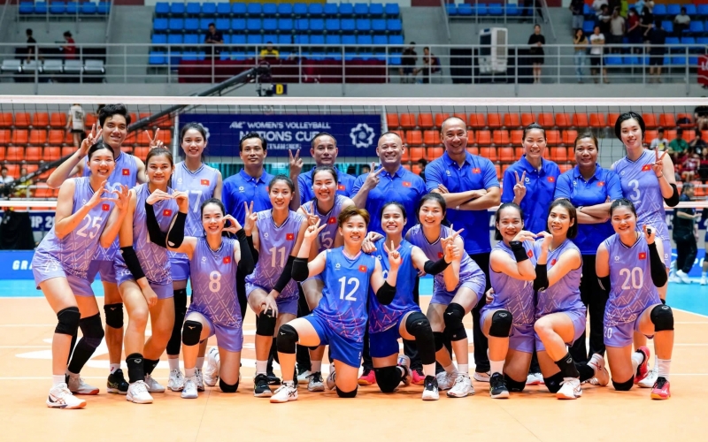 Chung kết AVC Nations Cup: Bóng chuyền nữ Việt Nam viết tiếp giấc mơ trên sân nhà