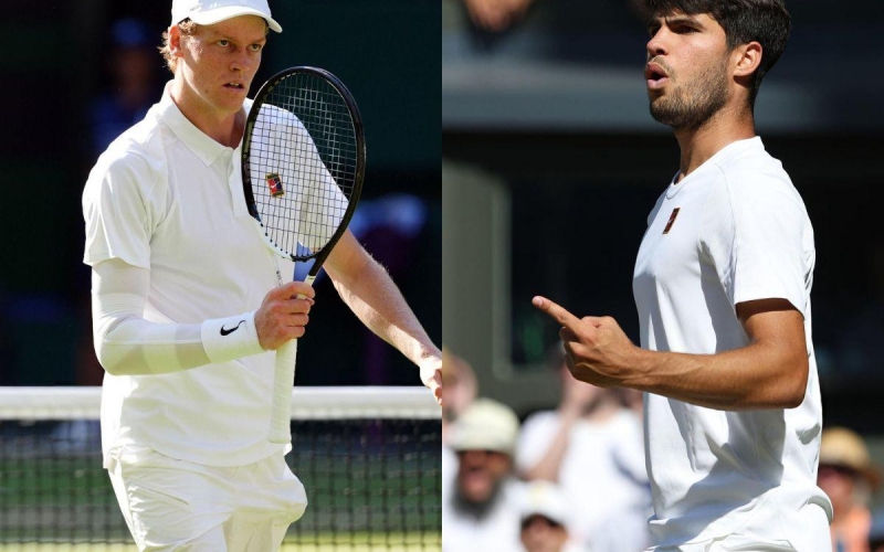 Trực tiếp tennis Jannik Sinner vs Carlos Alcaraz, 22h00 hôm nay 13/7