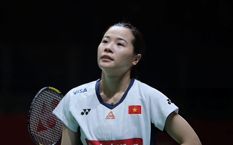 Trực tiếp cầu lông Nguyễn Thùy Linh 0-1 Lin Hsiang-ti: Khó khăn