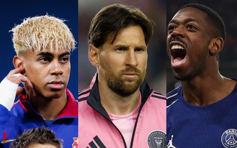 Cầu thủ xuất sắc nhất 2025: Dembele top 2, Messi góp mặt