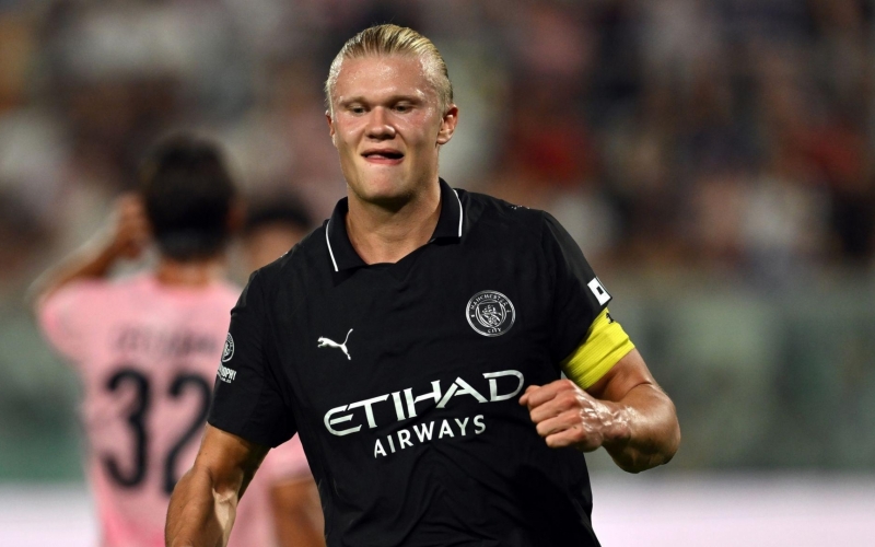 Haaland tỏa sáng, Man City đại thắng đội bóng Ý