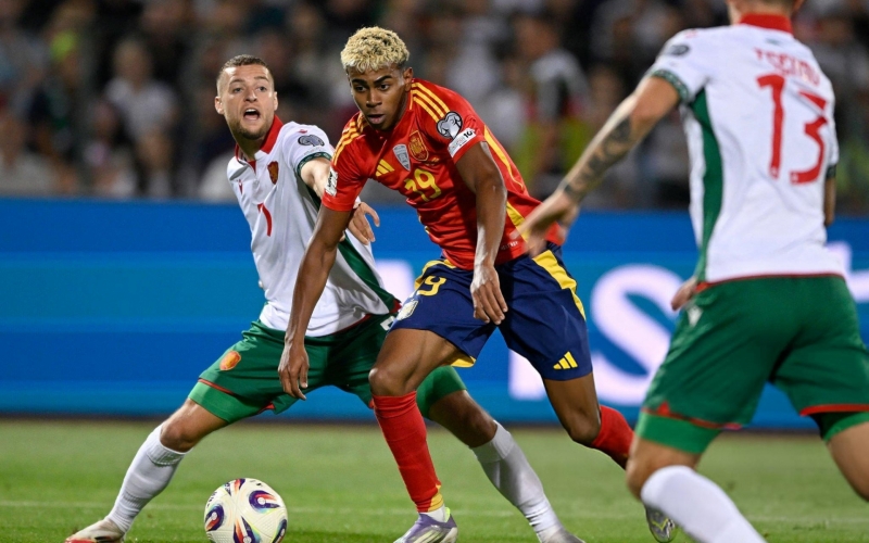 Tây Ban Nha thắng tưng bừng ngày ra quân vòng loại World Cup 2026