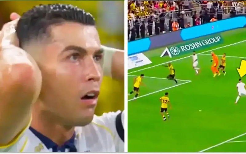 Ronaldo bỏ lỡ cơ hội không tưởng