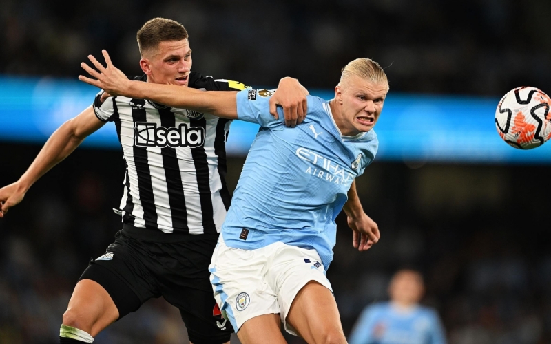 Trực tiếp Man City 0-0 Newcastle: Haaland đá chính