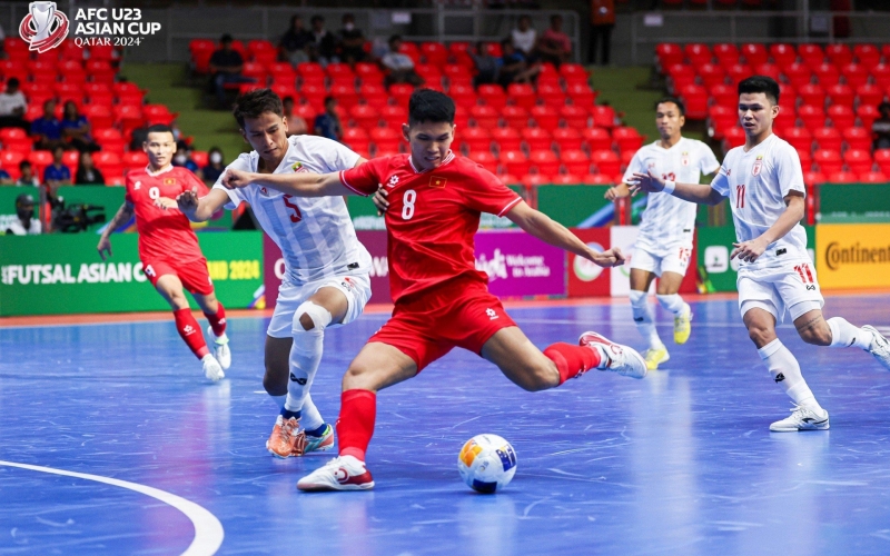 Trực tiếp futsal Việt Nam 4-0 Trung Quốc: Thi đấu thăng hoa