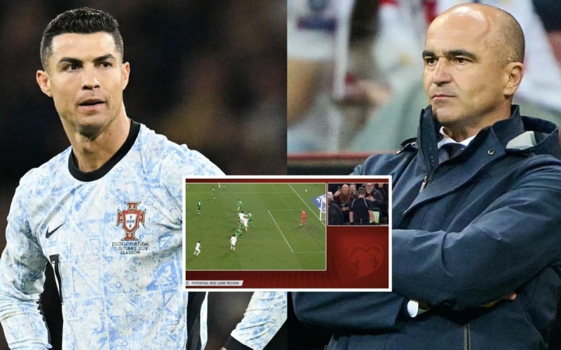 HLV Bồ Đào Nha: 'Ronaldo thật xui xẻo. Góc quay khiến mọi thứ tệ hơn thực tế'