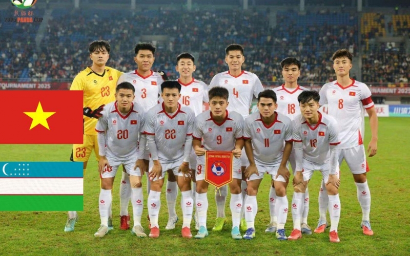 Chưa đá phút nào, U22 Việt Nam đã nhỉnh hơn Uzbekistan ở 1 thống kê