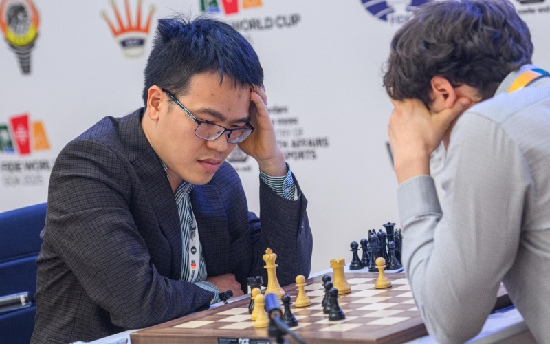 Lê Quang Liêm khép lại hành trình lịch sử tại World Cup Cờ vua 2025