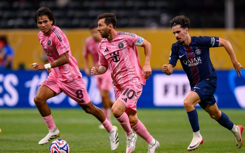 Messi mờ nhạt, Inter Miami bị PSG vùi dập 4 bàn không gỡ