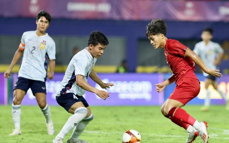Trực tiếp U23 Việt Nam 0-0 U23 Lào: Nhập cuộc hứng khởi