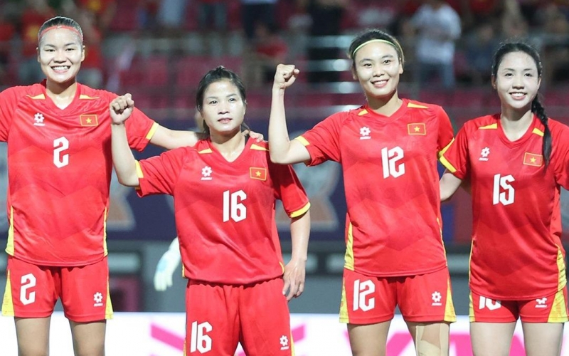 Trực tiếp nữ Việt Nam 4-0 nữ Campuchia: Thăng hoa