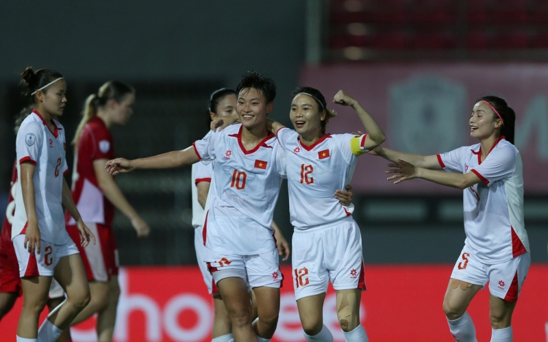 Thắng đậm 7-0 Indonesia, Việt Nam sớm vào bán kết AFF Cup nữ 2025