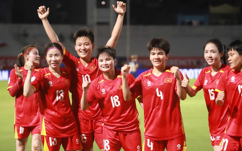 Trực tiếp nữ Việt Nam 1-0 nữ Thái Lan: Đẳng cấp lên tiếng