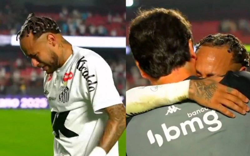 Neymar bật khóc sau thất bại nặng nề nhất sự nghiệp
