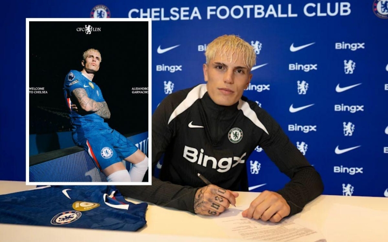 Garnacho chính thức gia nhập Chelsea