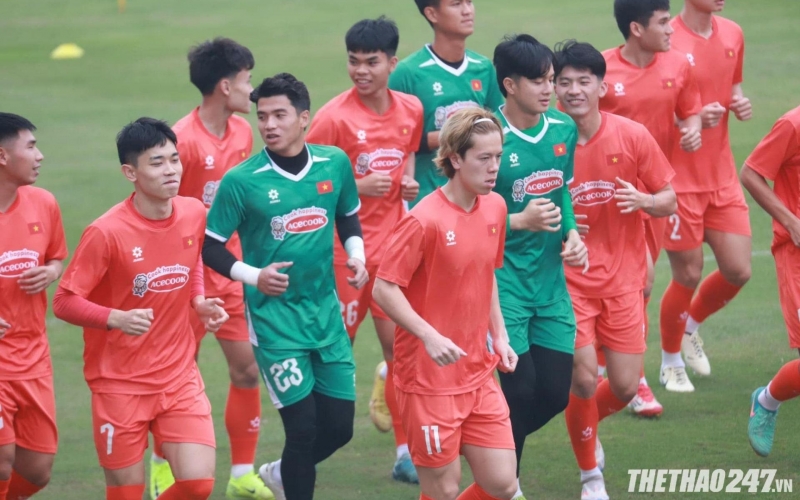 U23 Việt Nam tập bài không thể thiếu trước khi sang Indonesia