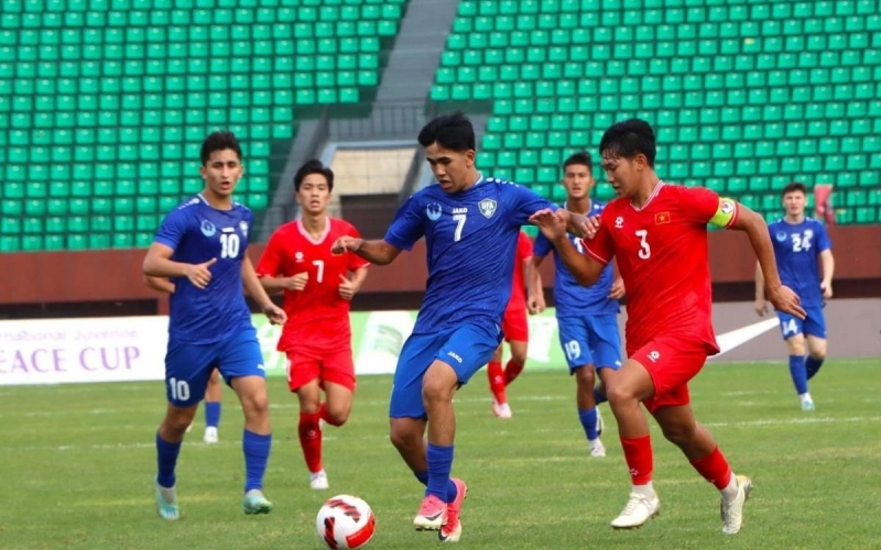 Trực tiếp U22 Việt Nam 0-1 U22 Uzbekistan: Thi đấu tập trung