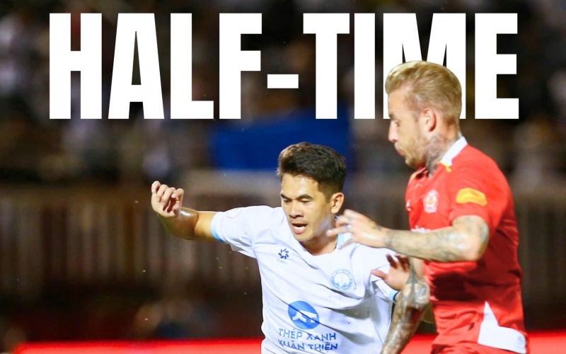Trực tiếp Công an TP.HCM 0-0 Nam Định: Hết hiệp 1
